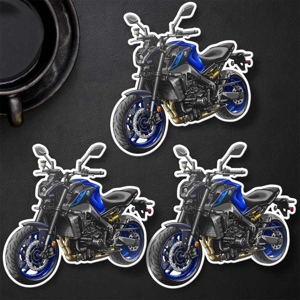 Yamaha MT-09 2021-23 Inspired Stickers - Set of 3 Motorcycle Decals