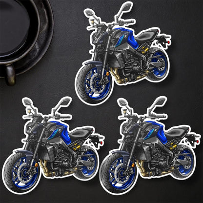 Yamaha MT-09 2021-23 Inspired Stickers - Set of 3 Motorcycle Decals