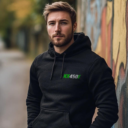 Kawasaki KX450 F & X Inspired Hoodie - Motorcycle Sweatshirt for Riders