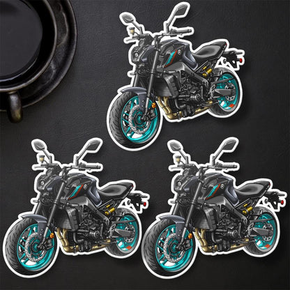Yamaha MT-09 2021-23 Inspired Stickers - Set of 3 Motorcycle Decals