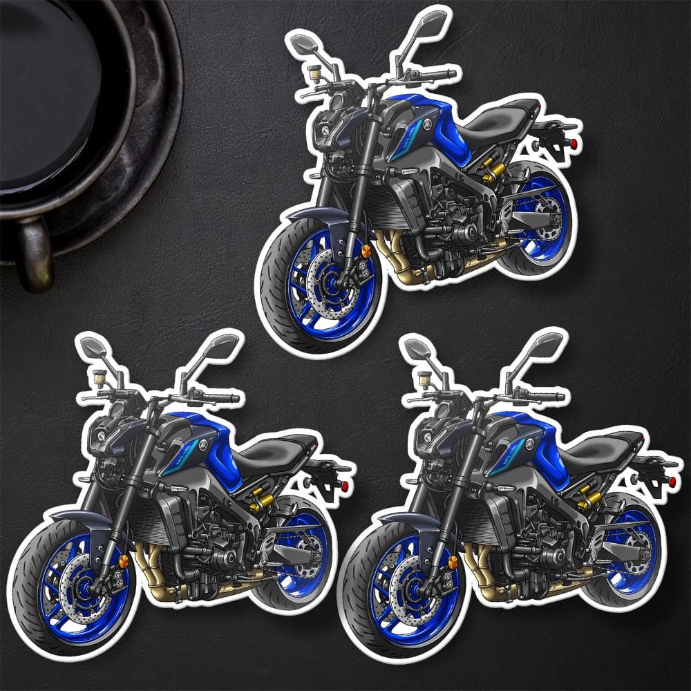 Yamaha MT-09 2021-23 Inspired Stickers - Set of 3 Motorcycle Decals