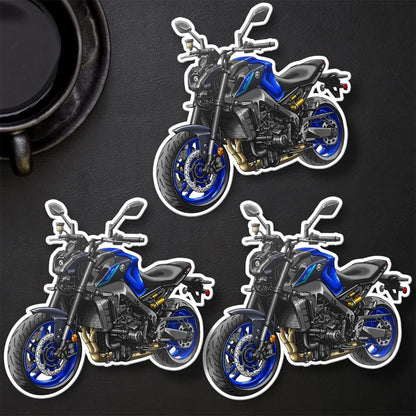 Yamaha MT-09 2021-23 Inspired Stickers - Set of 3 Motorcycle Decals