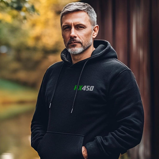 Kawasaki KX450 1974 Inspired Hoodie - Motorcycle Sweatshirt for Riders