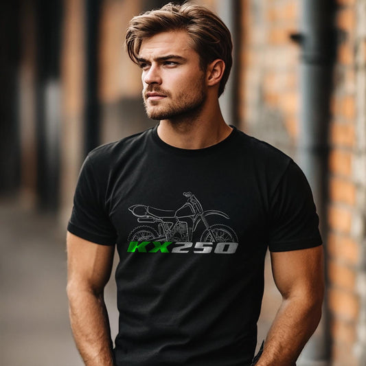 Kawasaki KX250 1987 - 2008 Inspired T-Shirt - Motorcycle Tee Shirt for Riders