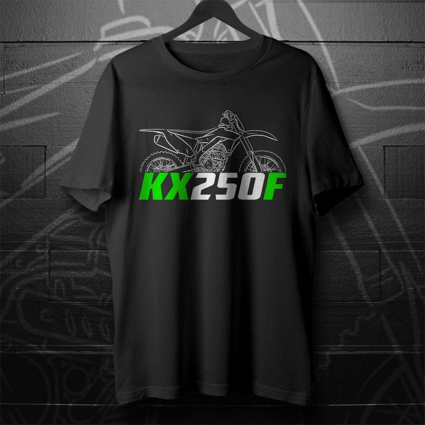 Kawasaki KX250F Inspired T-Shirt - Motorcycle Tee Shirt for Riders