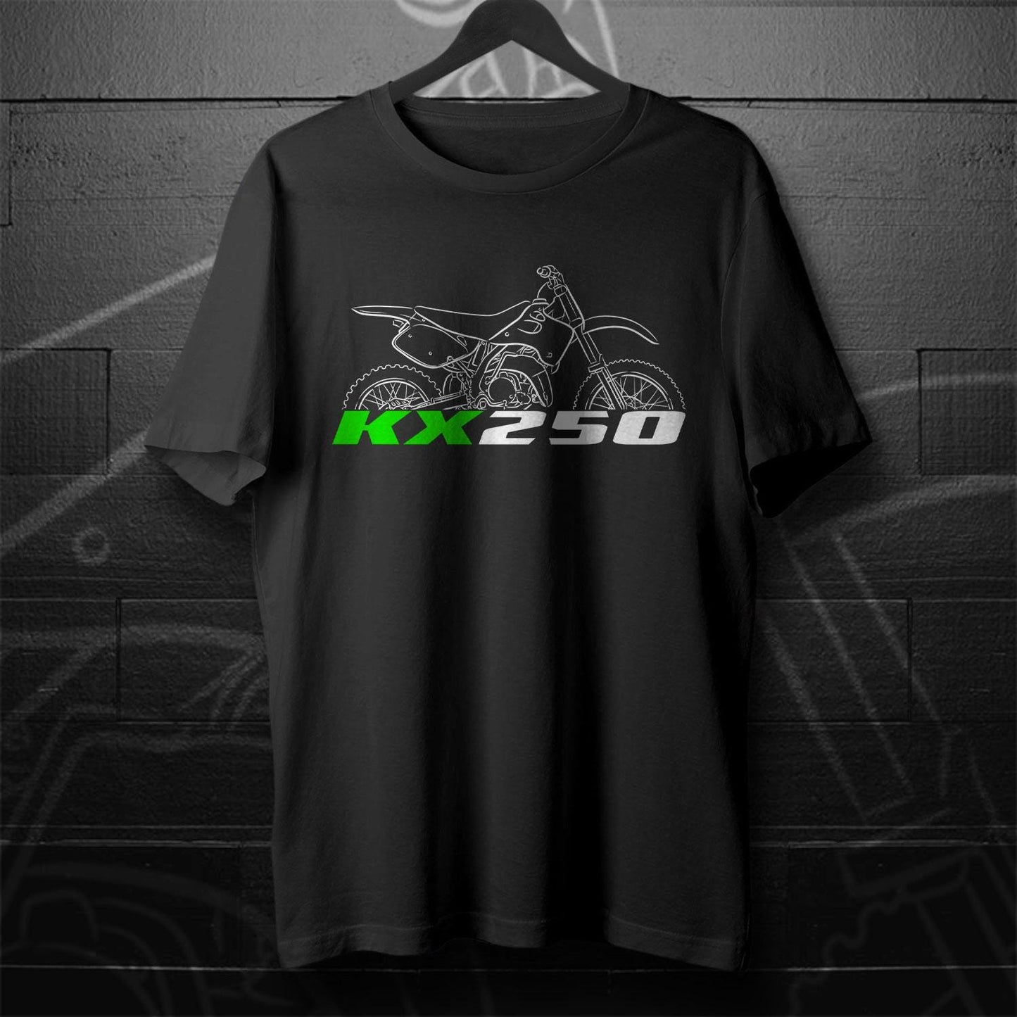 Kawasaki KX250 1987 - 2008 Inspired T-Shirt - Motorcycle Tee Shirt for Riders