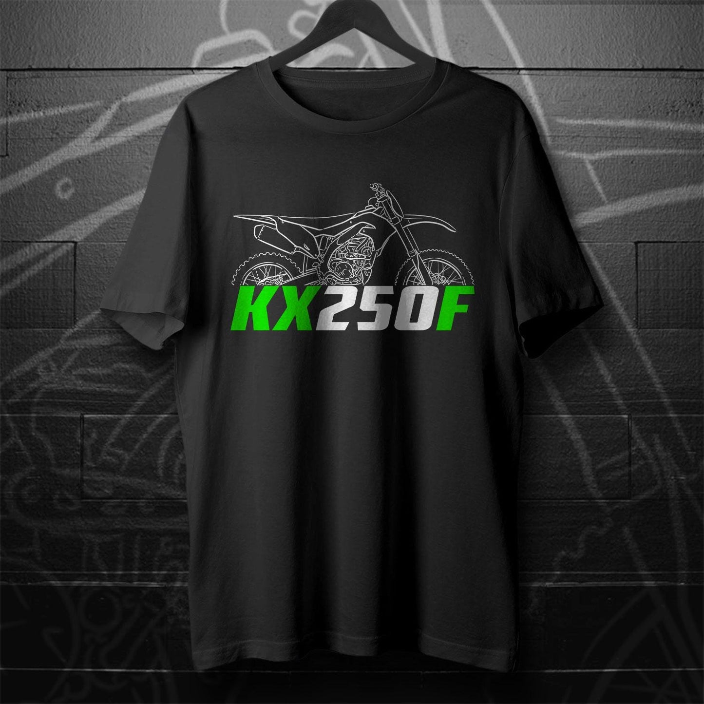 Kawasaki KX250F Inspired T-Shirt - Motorcycle Tee Shirt for Riders