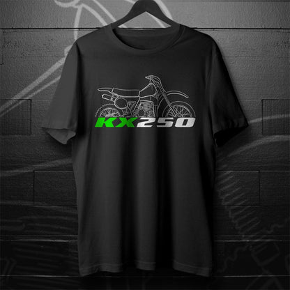 Kawasaki KX250 1974 - 1986 Inspired T-Shirt - Motorcycle Tee Shirt for Riders