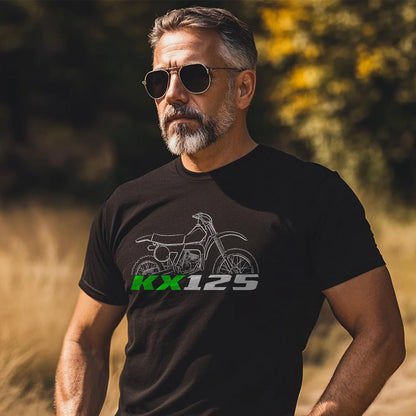 Kawasaki KX125 1988 - 2008 Inspired T-Shirt - Motorcycle Tee Shirt for Riders