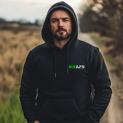 Kawasaki KX125 1988 - 2008 Inspired Hoodie - Motorcycle Sweatshirt for Riders
