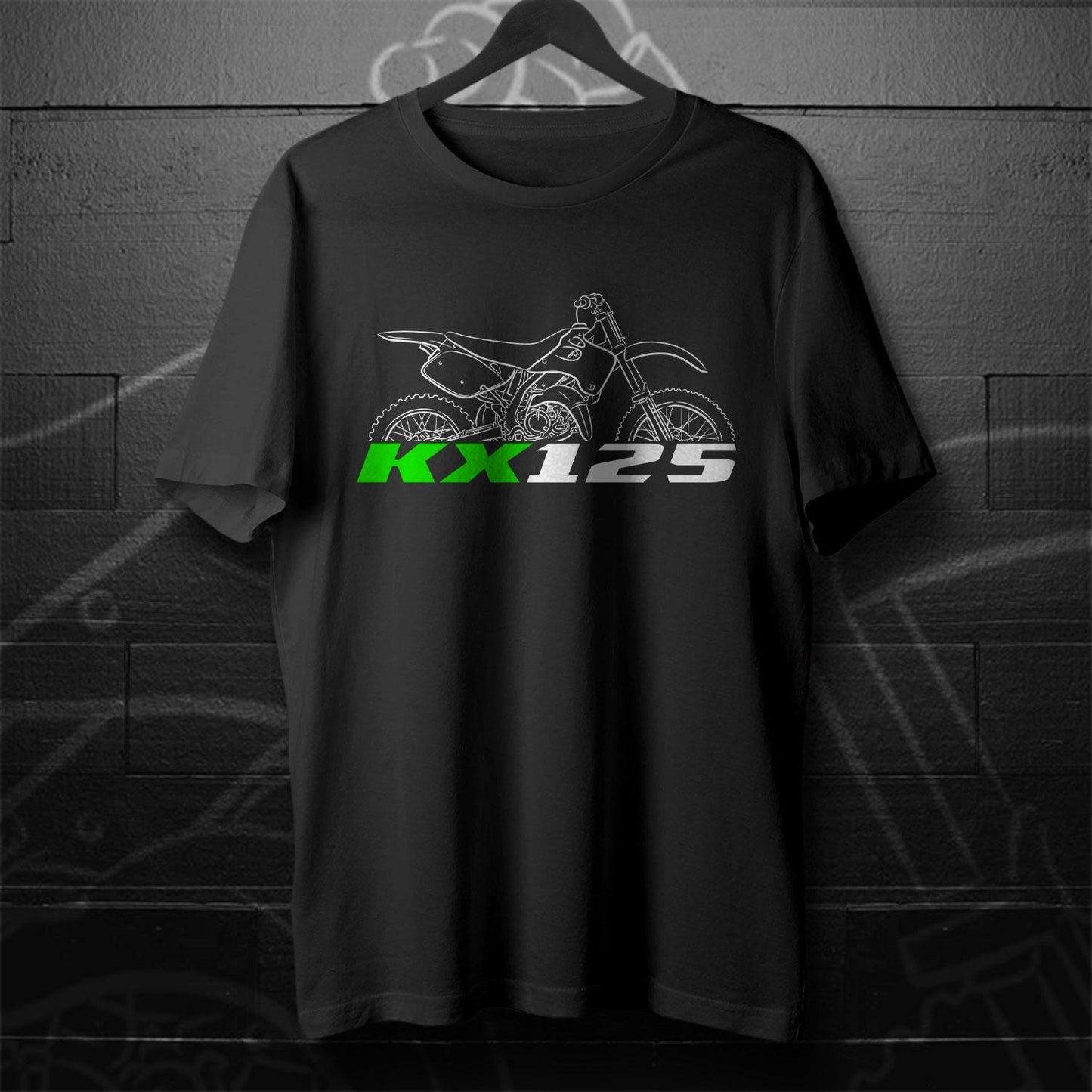 Kawasaki KX125 1988 - 2008 Inspired T-Shirt - Motorcycle Tee Shirt for Riders
