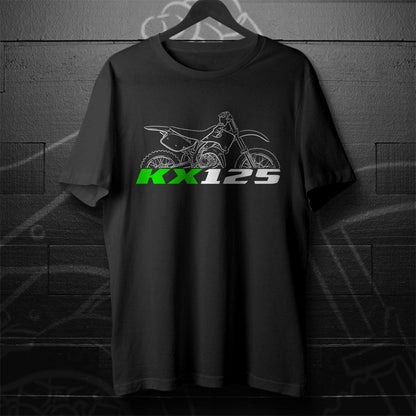 Kawasaki KX125 1988 - 2008 Inspired T-Shirt - Motorcycle Tee Shirt for Riders