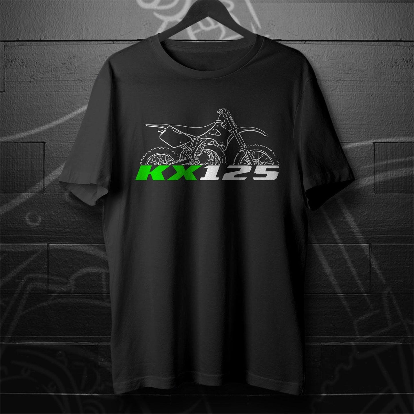 Kawasaki KX125 1988 - 2008 Inspired T-Shirt - Motorcycle Tee Shirt for Riders