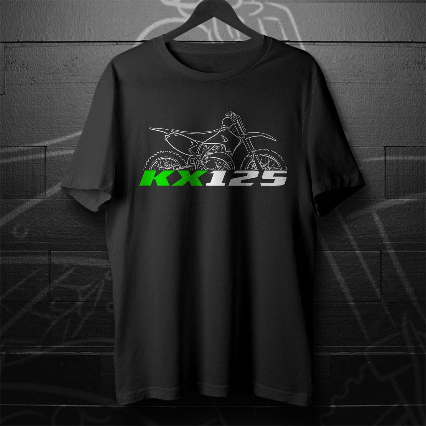 Kawasaki KX125 1988 - 2008 Inspired T-Shirt - Motorcycle Tee Shirt for Riders