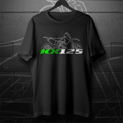 Kawasaki KX125 1988 - 2008 Inspired T-Shirt - Motorcycle Tee Shirt for Riders