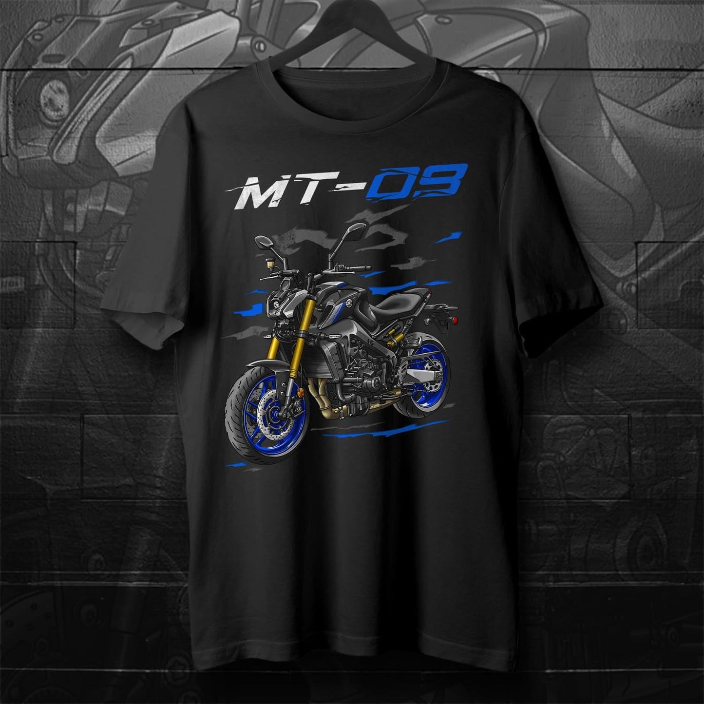 Yamaha MT-09 2021-23 Inspired T-Shirt - Motorcycle Tee Shirt