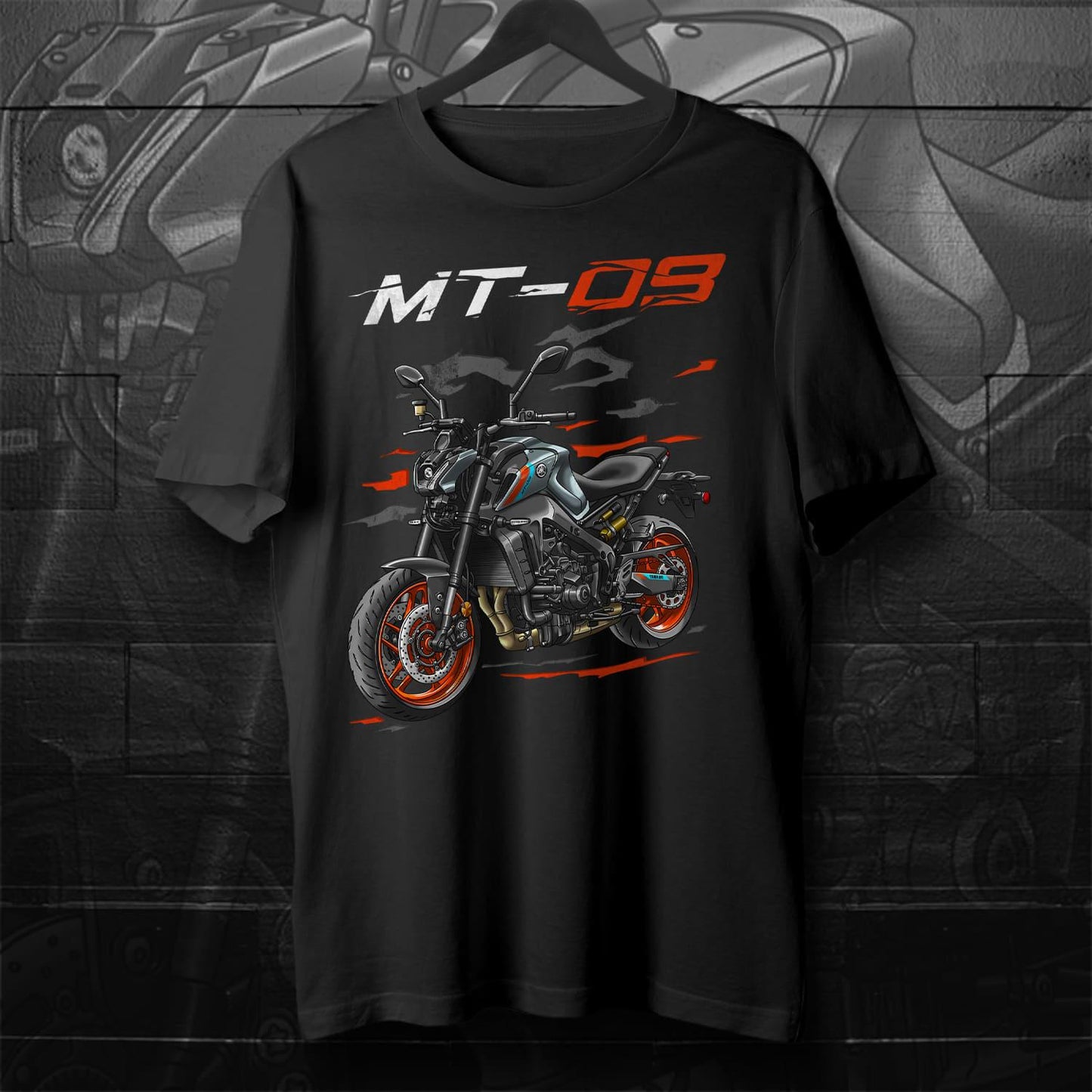 Yamaha MT-09 2021-23 Inspired T-Shirt - Motorcycle Tee Shirt