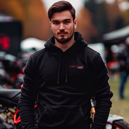 Ducati Hypermotard 1100 Inspired Hoodie - Motorcycle Sweatshirt for Riders