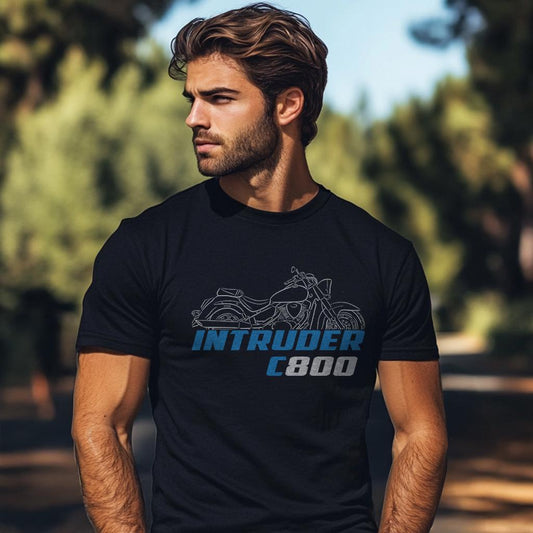 Suzuki Intruder C800 & C800C Inspired T-Shirt - Motorcycle Tee Shirt for Riders