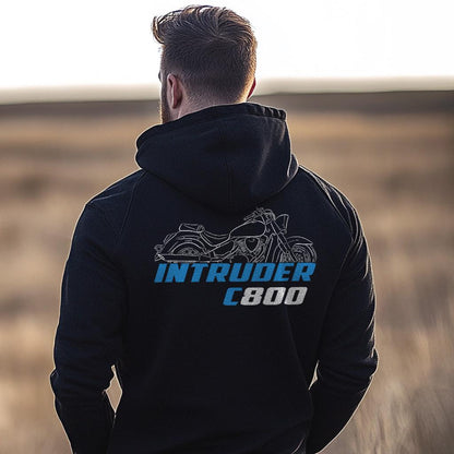 Suzuki Intruder C800 & C800C Inspired Hoodie - Motorcycle Sweatshirt for Riders