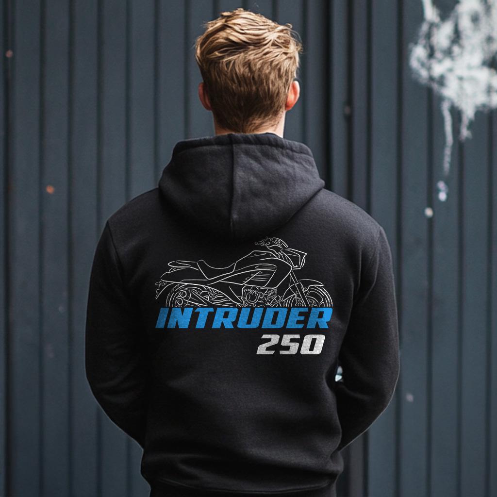 Suzuki Intruder 250 Inspired Hoodie - Motorcycle Sweatshirt for Riders