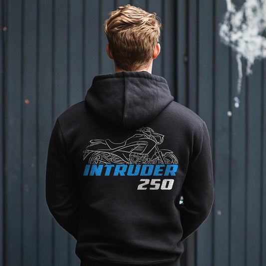 Suzuki Intruder 250 Inspired Hoodie - Motorcycle Sweatshirt for Riders