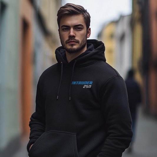 Suzuki Intruder 250 Inspired Hoodie - Motorcycle Sweatshirt for Riders