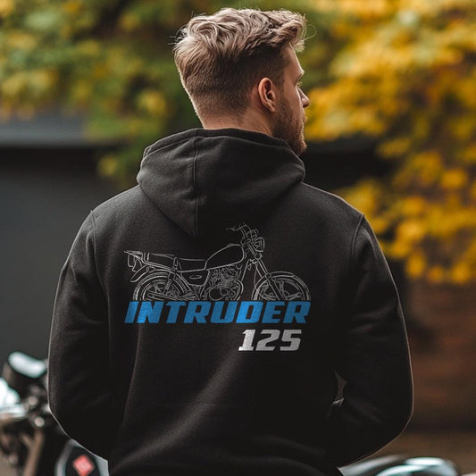 Suzuki Intruder 125 Inspired Hoodie - Motorcycle Sweatshirt for Riders
