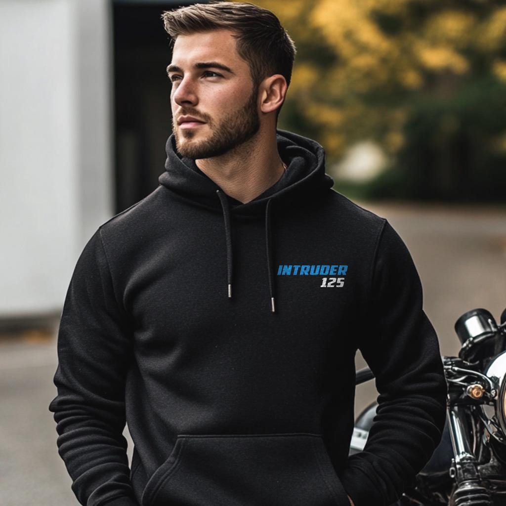 Suzuki Intruder 125 Inspired Hoodie - Motorcycle Sweatshirt for Riders