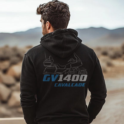Suzuki GV1400 Cavalcade Inspired Hoodie - Motorcycle Sweatshirt for Riders