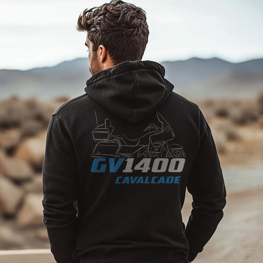 Suzuki GV1400 Cavalcade Inspired Hoodie - Motorcycle Sweatshirt for Riders