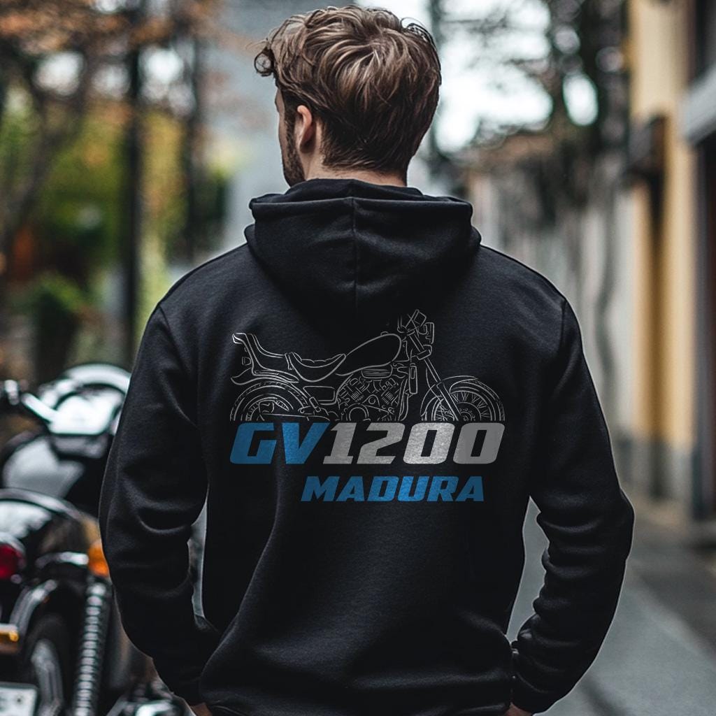 Suzuki GV1200 Madura Inspired Hoodie - Motorcycle Sweatshirt for Riders