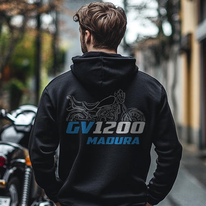Suzuki GV1200 Madura Inspired Hoodie - Motorcycle Sweatshirt for Riders
