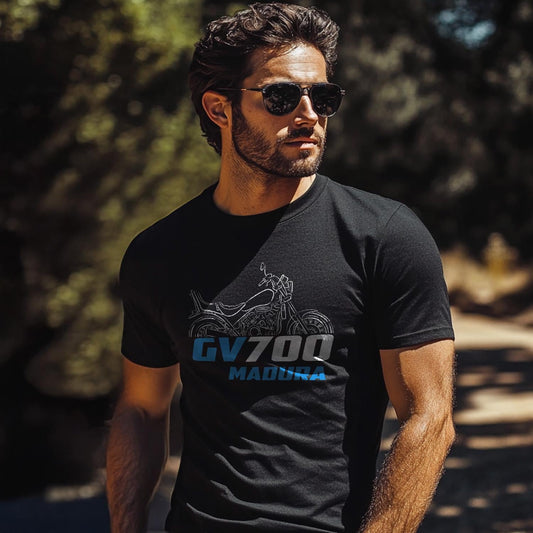 Suzuki GV 700 Madura Inspired T-Shirt - Motorcycle Tee Shirt for Riders