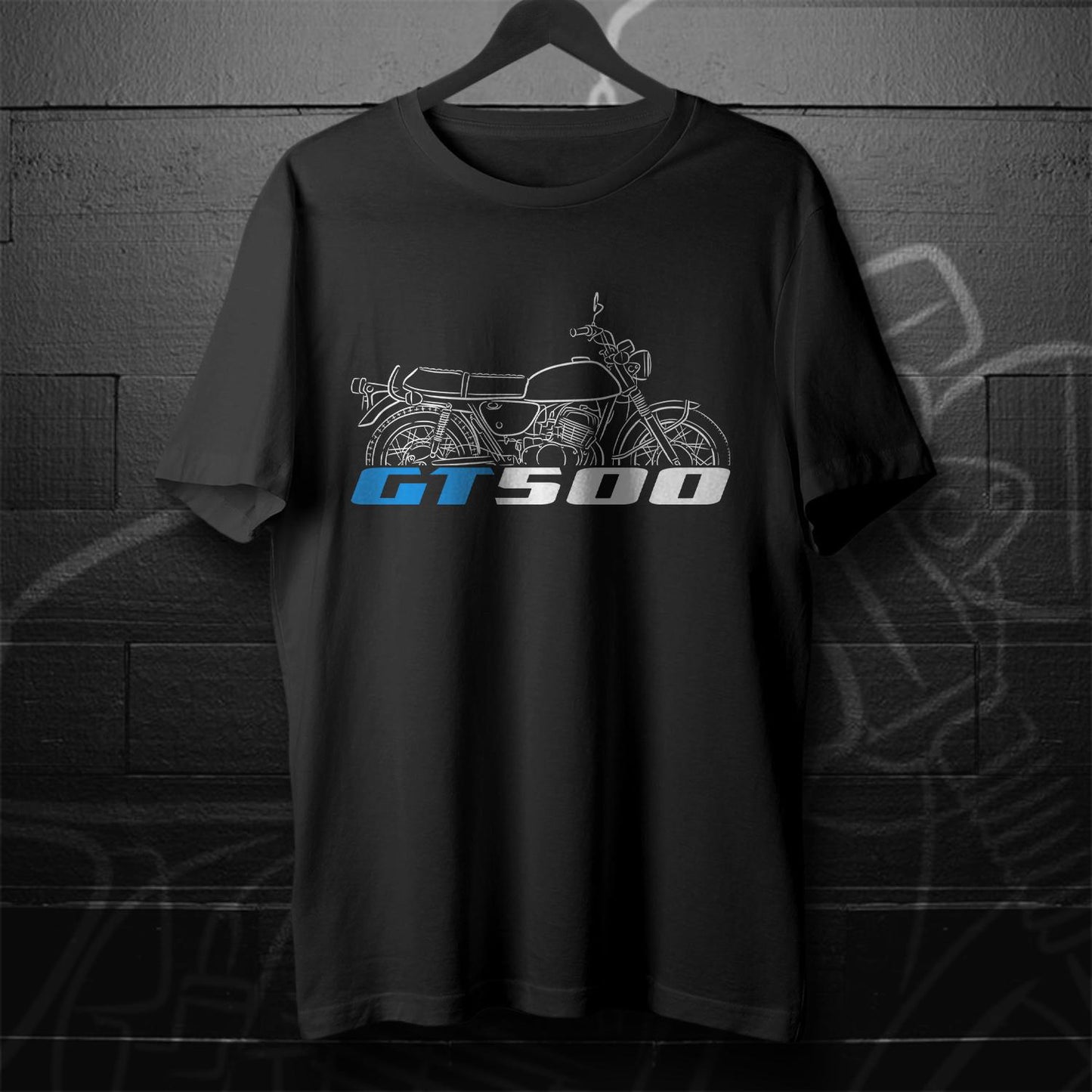 Suzuki GT500 1971 Inspired T-Shirt - Motorcycle Tee Shirt for Riders