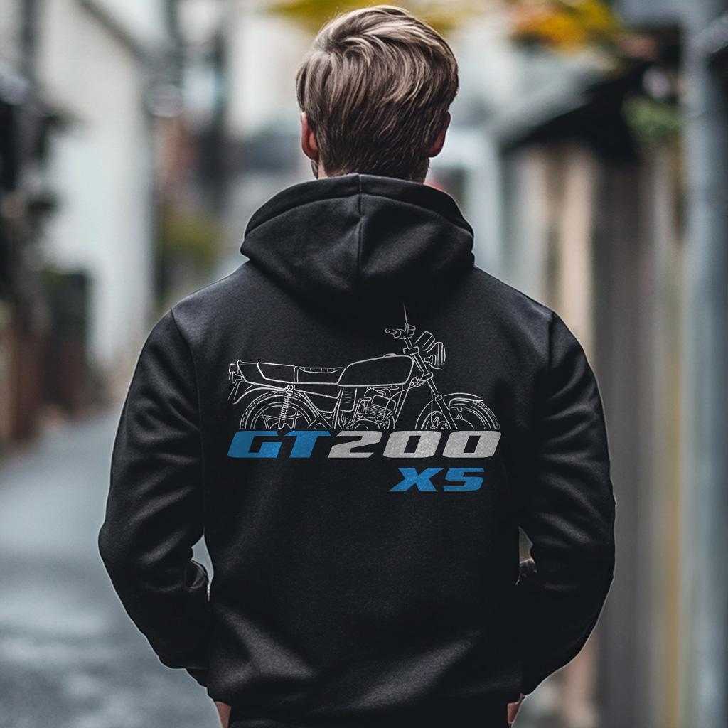 Suzuki GT200 X5 1979 - 1981 Inspired Hoodie - Motorcycle Sweatshirt for Riders