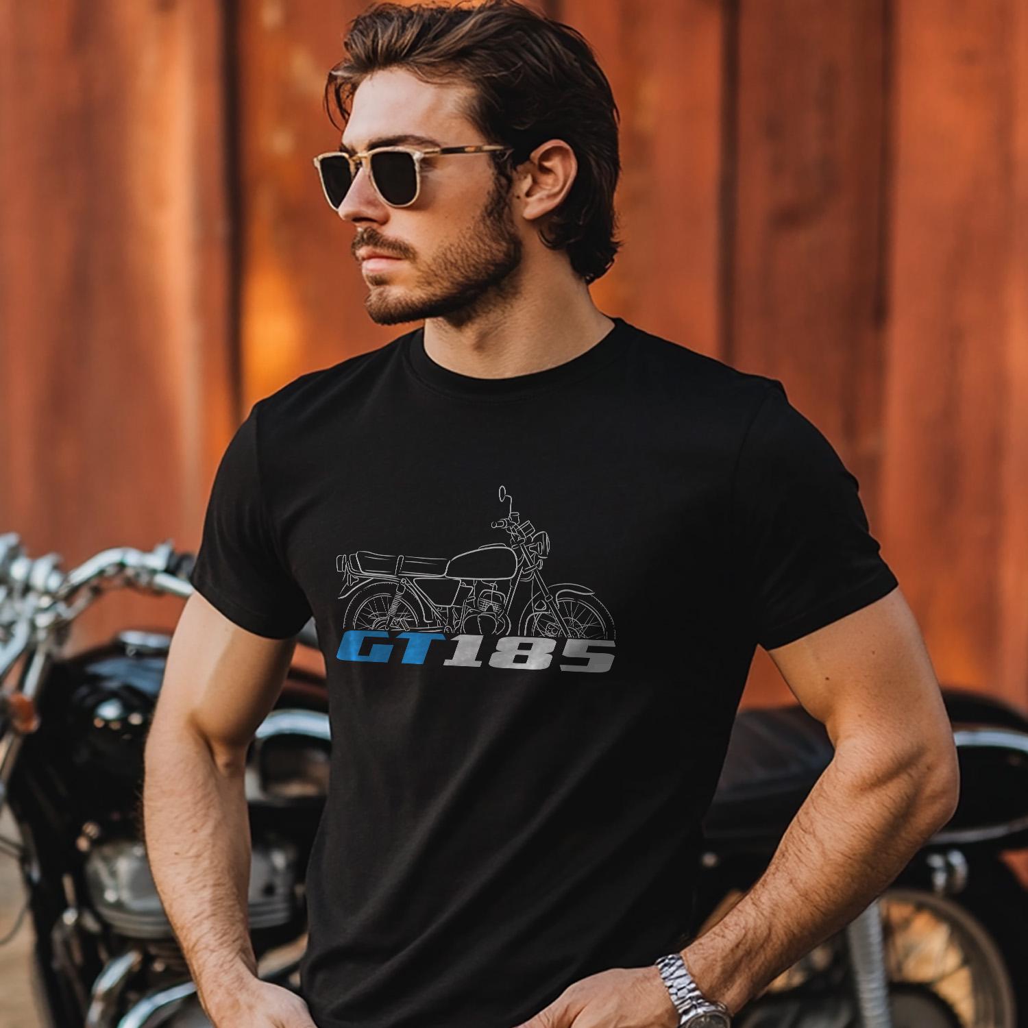 Suzuki GT185 1978 - 1981 Inspired T-Shirt - Motorcycle Tee Shirt for Riders