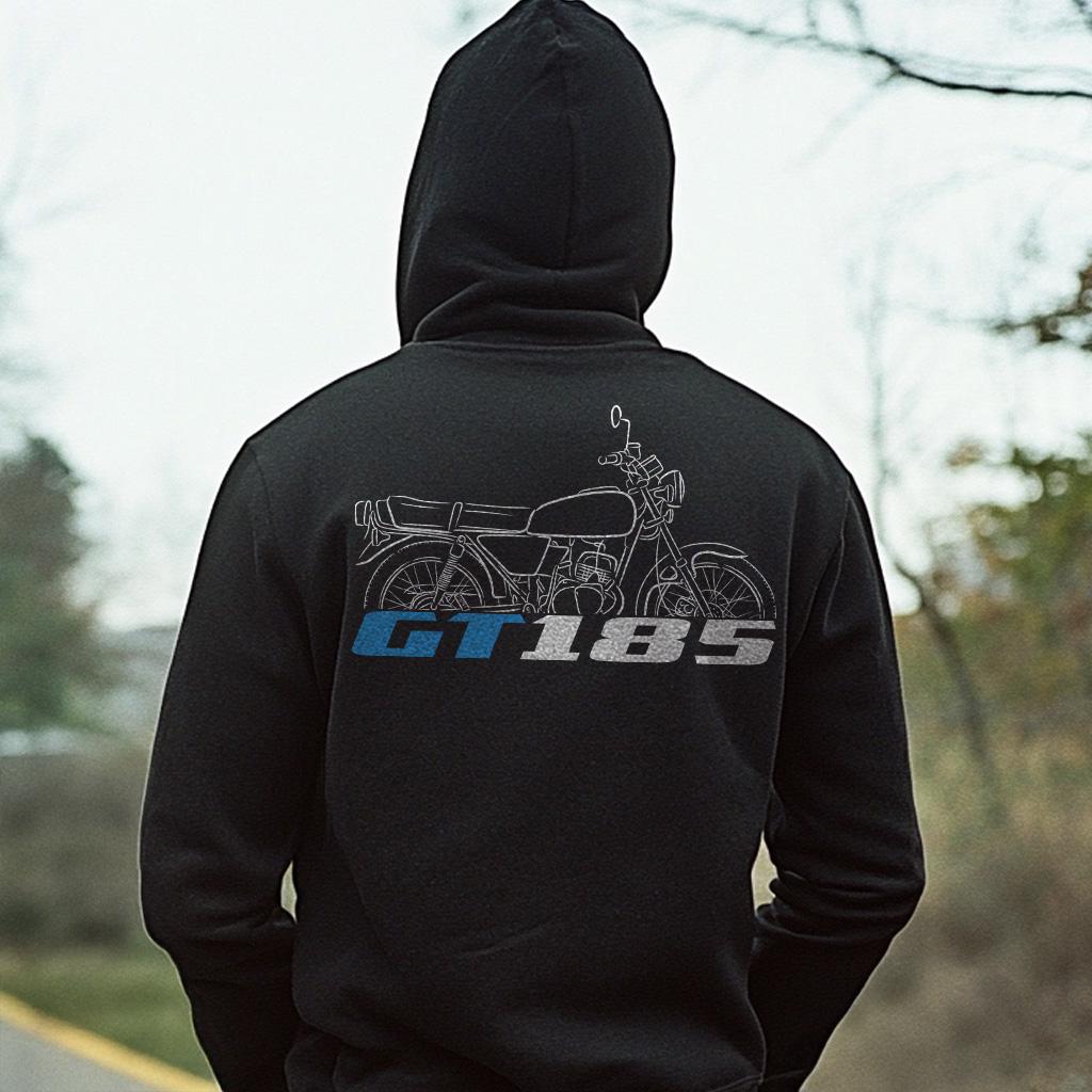 Suzuki GT185 1978 - 1981 Inspired Hoodie - Motorcycle Sweatshirt for Riders