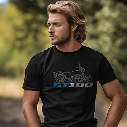 Suzuki GT100 1975 - 1977 Inspired T-Shirt - Motorcycle Tee Shirt for Riders