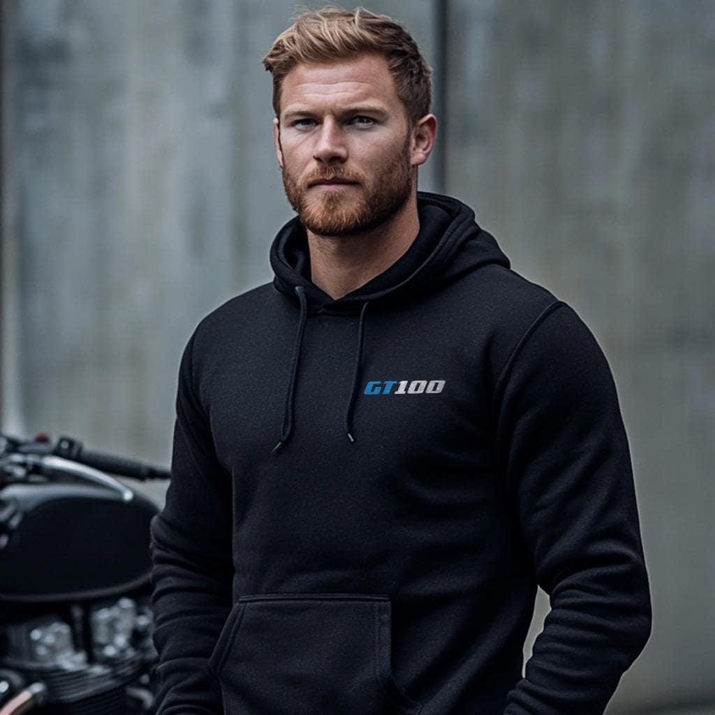 Suzuki GT100 1975 - 1977 Inspired Hoodie - Motorcycle Sweatshirt for Riders