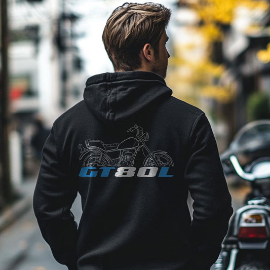 Suzuki GT80L 1981 - 1985 Inspired Hoodie - Motorcycle Sweatshirt for Riders