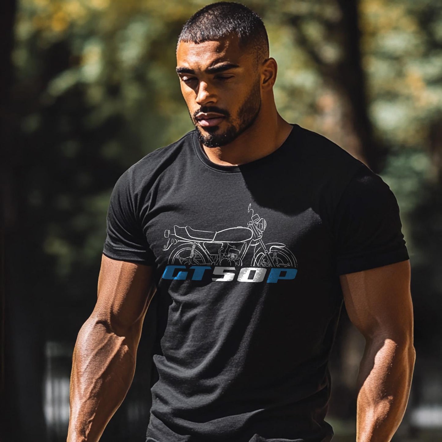 Suzuki GT50P 1977 - 1982 Inspired T-Shirt - Motorcycle Tee Shirt for Riders