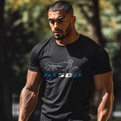 Suzuki GT50P 1977 - 1982 Inspired T-Shirt - Motorcycle Tee Shirt for Riders