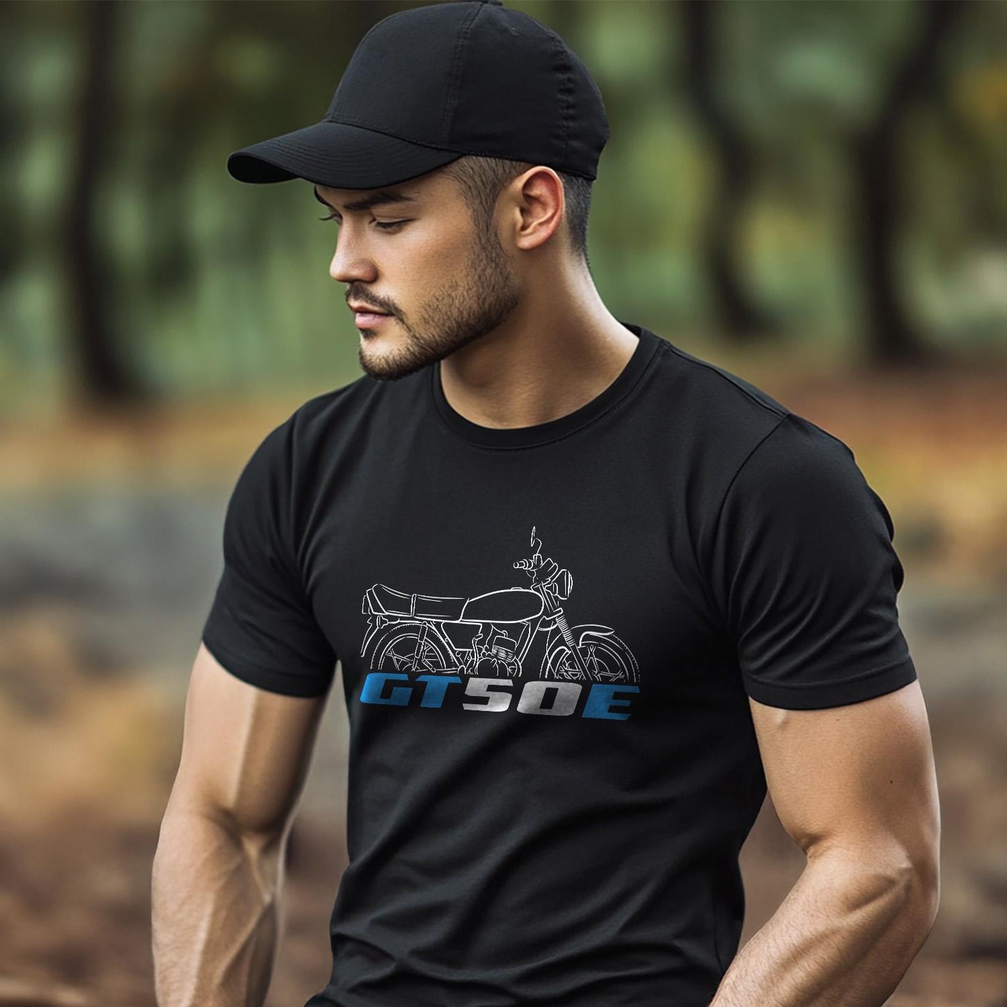 Suzuki GT50E 1977 - 1982 Inspired T-Shirt - Motorcycle Tee Shirt for Riders