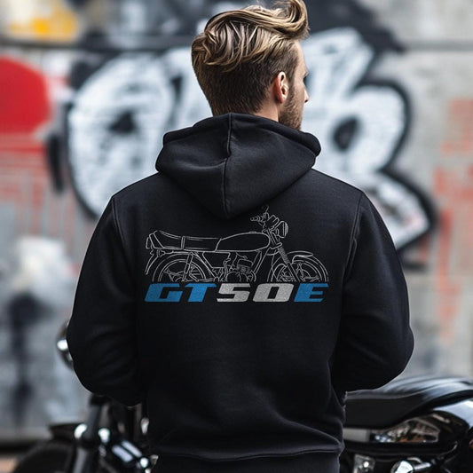 Suzuki GT50E 1977 - 1982 Inspired Hoodie - Motorcycle Sweatshirt for Riders