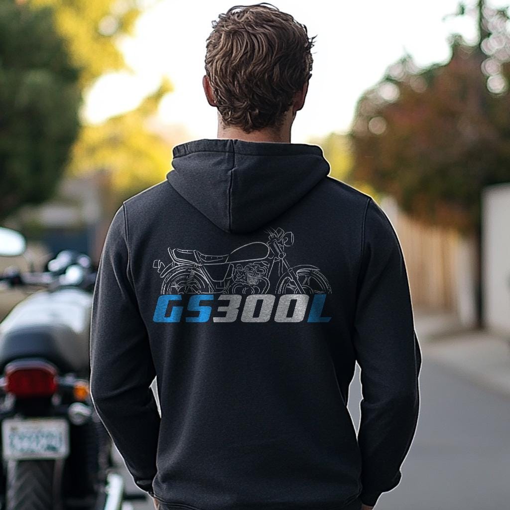 Suzuki GS300L 1982 - 1984 Inspired Hoodie - Motorcycle Sweatshirt for Riders