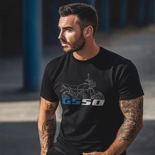 Suzuki GS50 Inspired T-Shirt - Motorcycle Tee Shirt for Riders