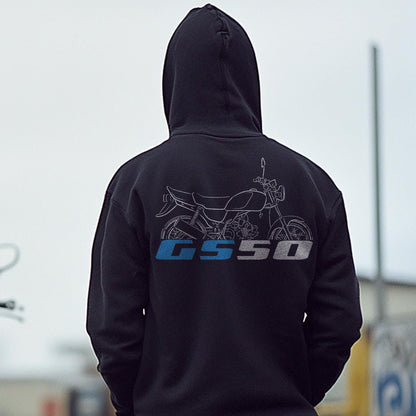 Suzuki GS50 Inspired Hoodie - Motorcycle Sweatshirt for Riders
