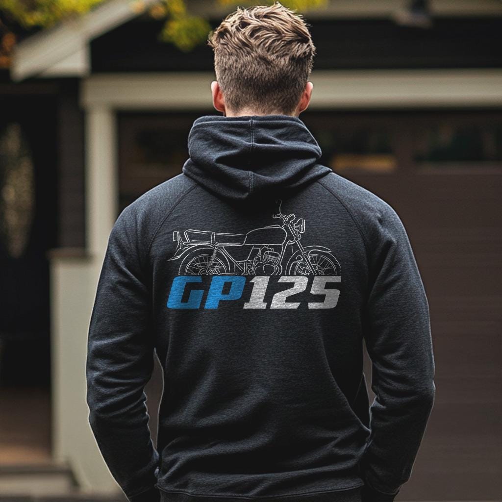 Suzuki GP125 Inspired Hoodie - Motorcycle Sweatshirt for Riders