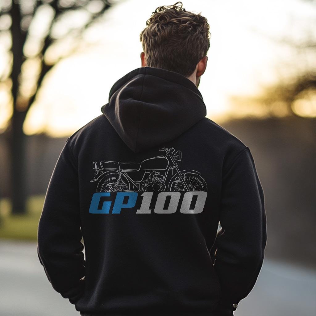 Suzuki GP100 Inspired Hoodie - Motorcycle Sweatshirt for Riders